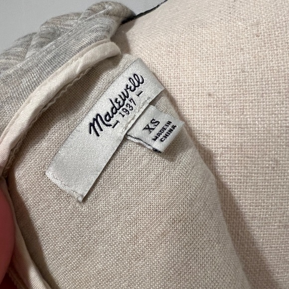 NWT Madewell The Anytime Scuba Heather Gray Dress - Picture 5 of 9